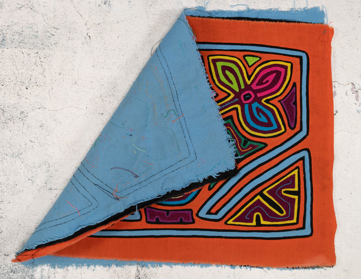Orange Blue White Face Monkey Mola