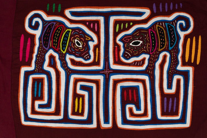 Maroon White Little Piggy Pig Went Mola