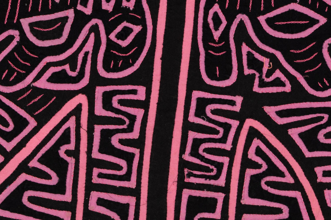 Pink Black Puppy Dog Mola