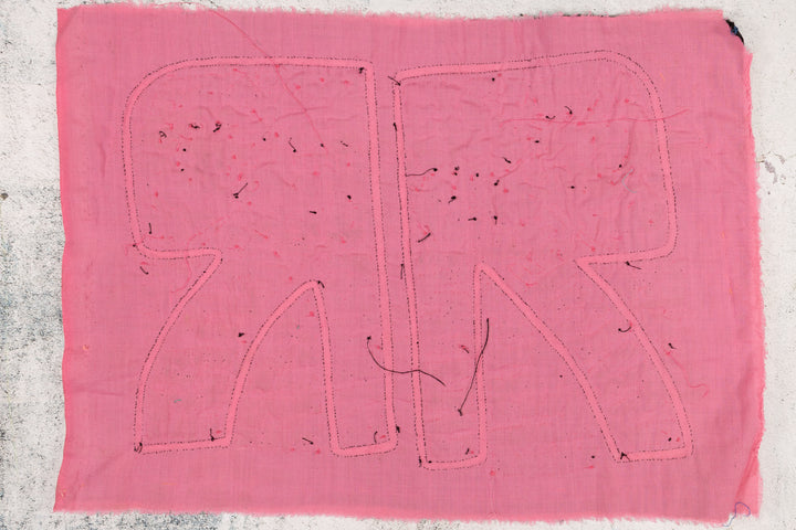Pink Black Puppy Dog Mola