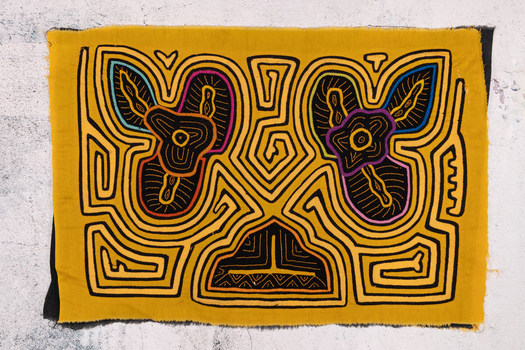 Rare Yellow Floral Flower Mola