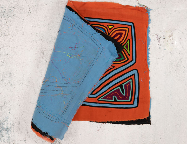 Orange Blue White Face Monkey Mola