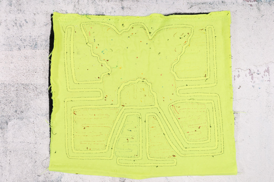 Black Neon Green Hawk Eagle Two Mola