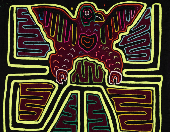 Black Neon Green Hawk Eagle Mola