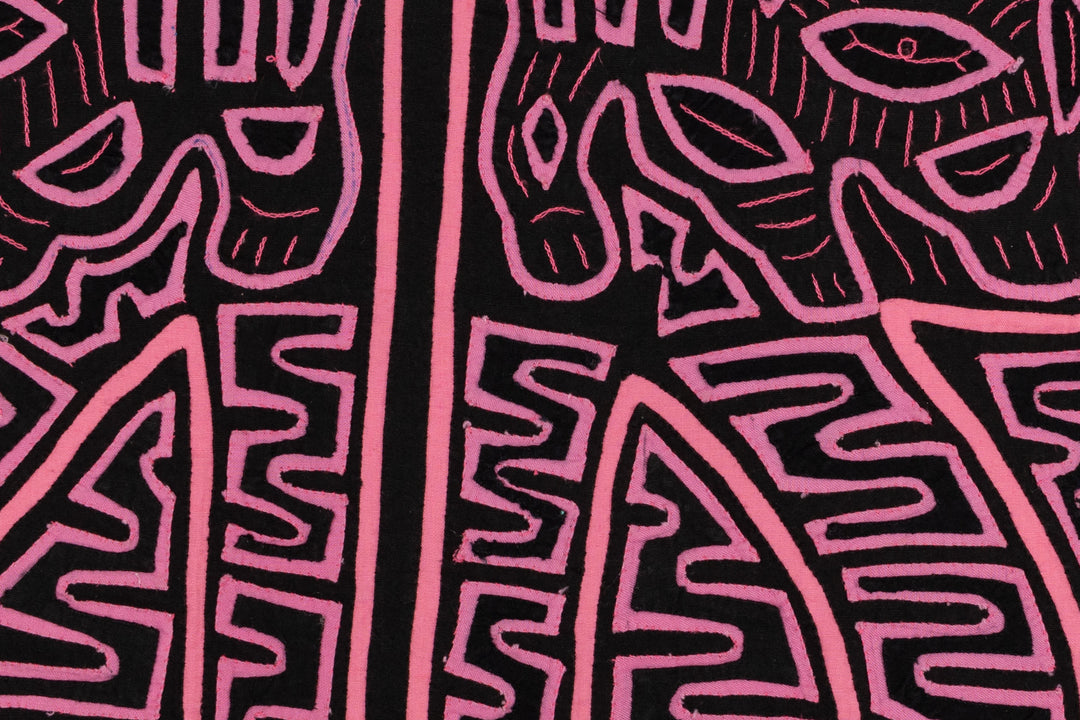Pink Black Puppy Dog Mola