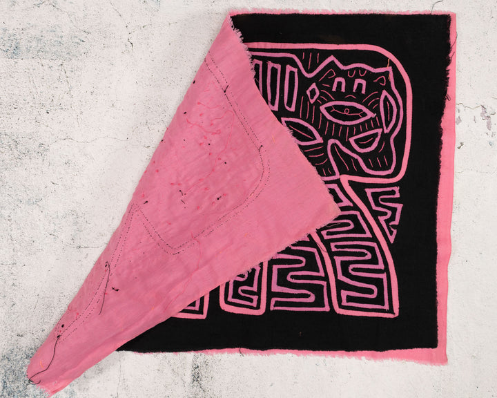 Pink Black Puppy Dog Mola