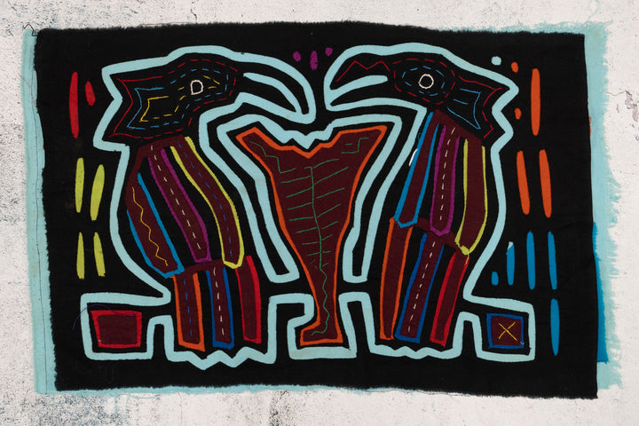 Blue Red Gossip Bird Mola