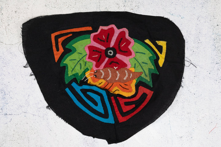 Weird Shape Brown and Gold Butterfly with Flower Molita