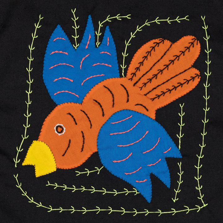 Orange And Blue Dive Bomber Bird Molita