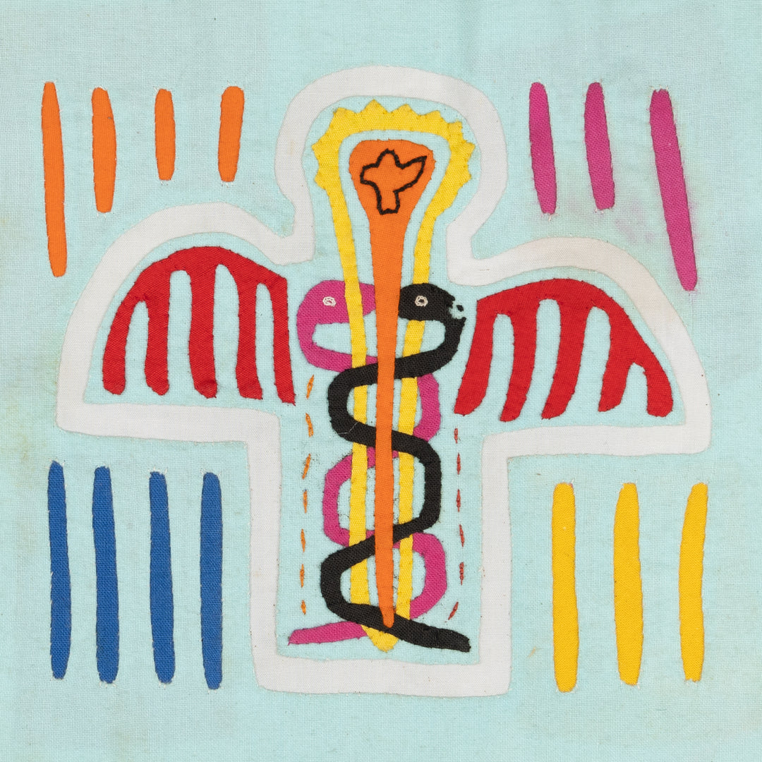 Blue Medical Caduceus Molita