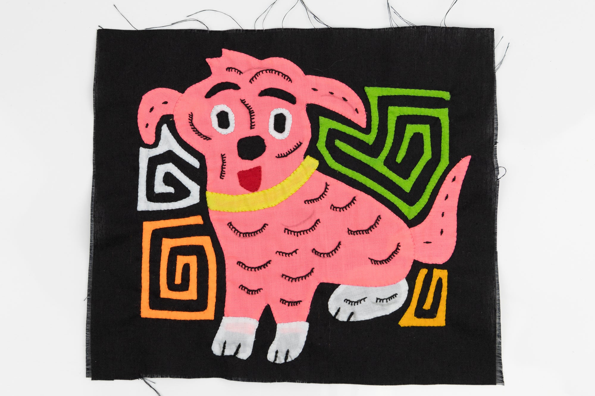Handmade Pink Puppy Dog Panama Molita