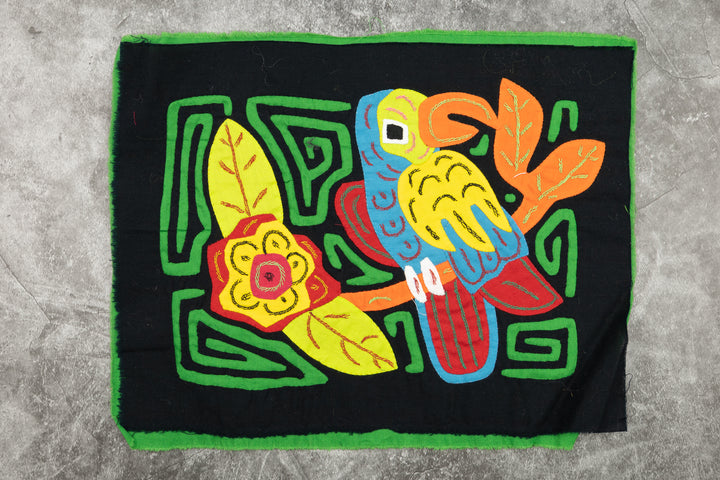 Bird Molita, Wall Decor, Panama Mola