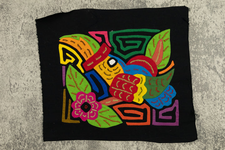 Bird Molita, Wall Decor, Panama Mola