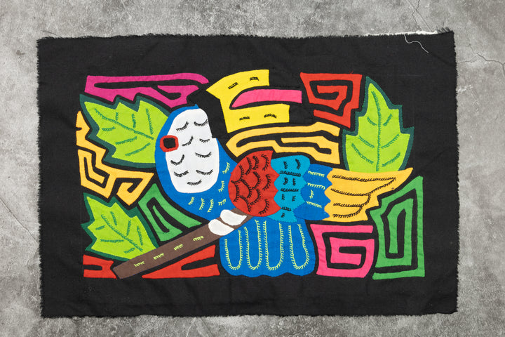 Bird Molita, Wall Decor, Panama Mola