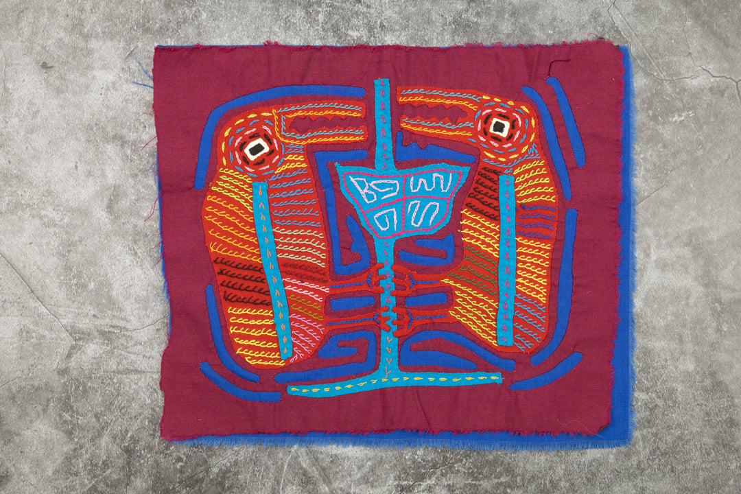 Bird Molita, Wall Decor, Panama Mola