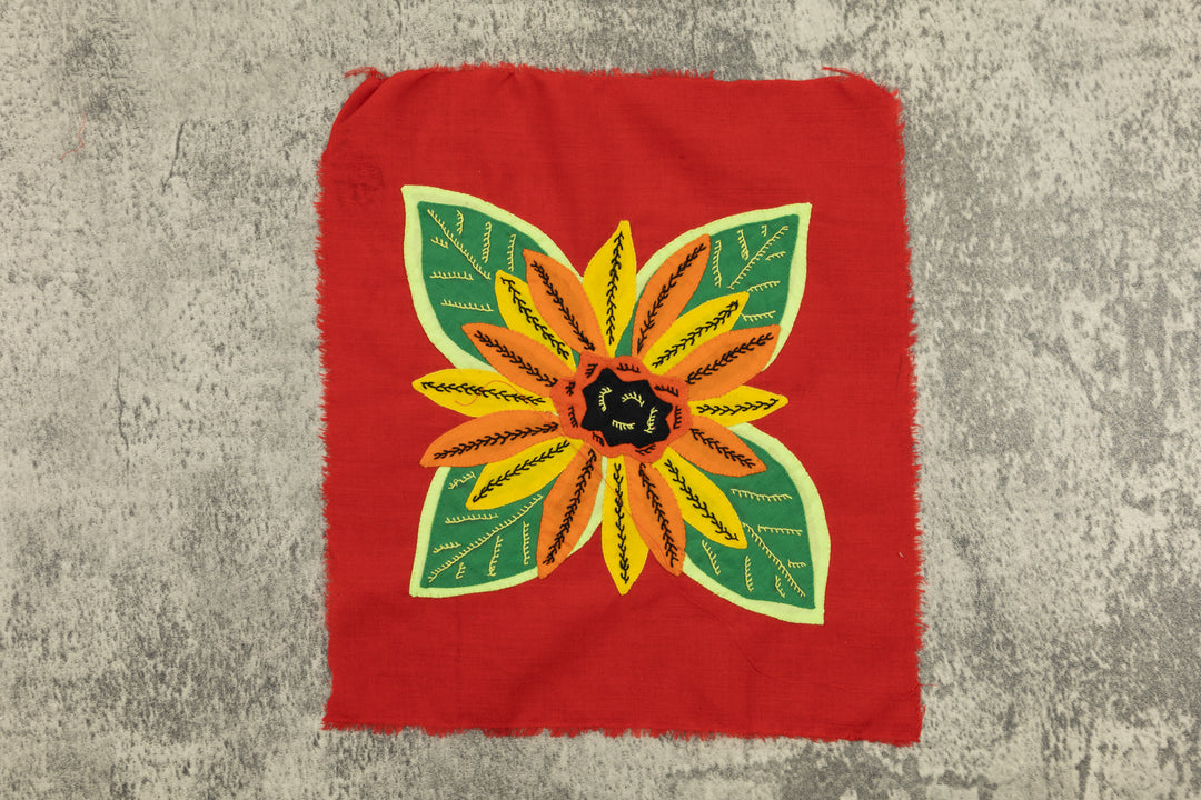 Flower Molita, Wall Decor, Panama Mola