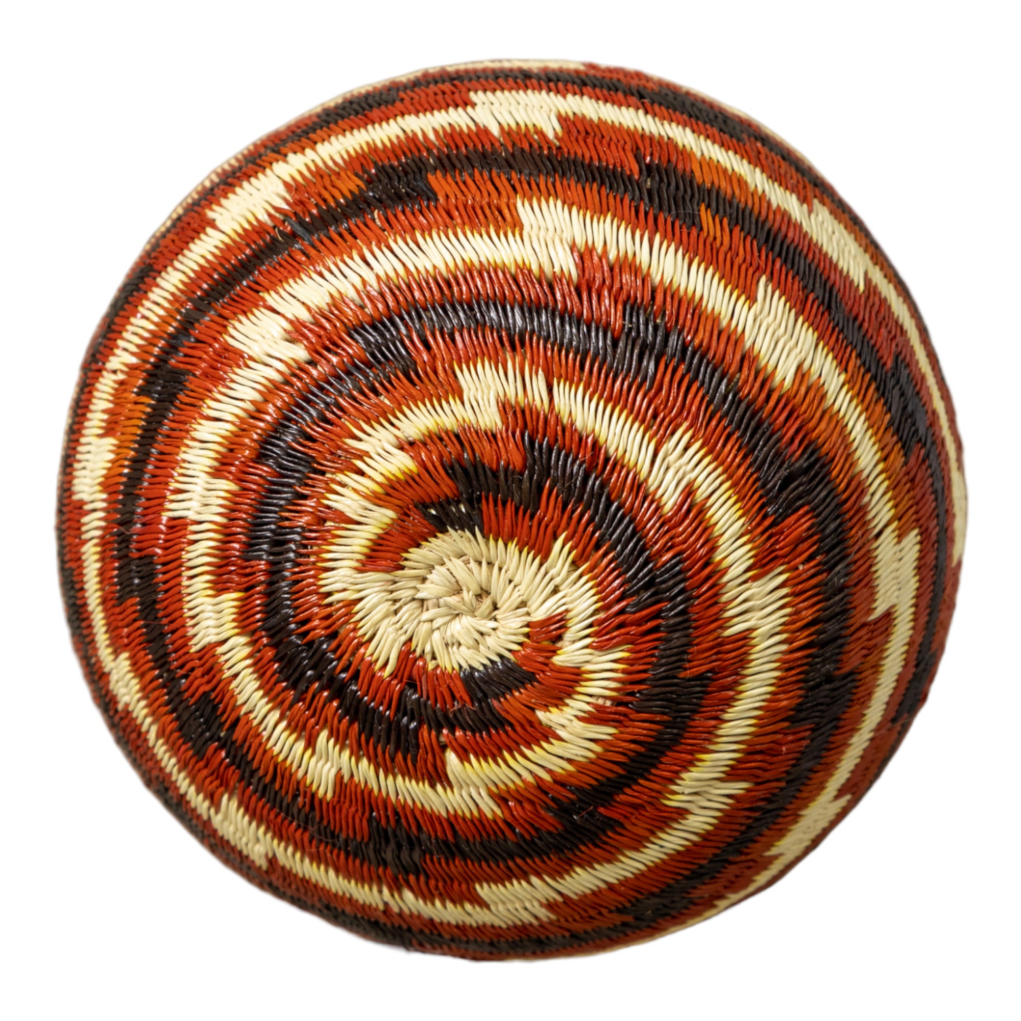 Orange Spiral Spark Rainforest Basket