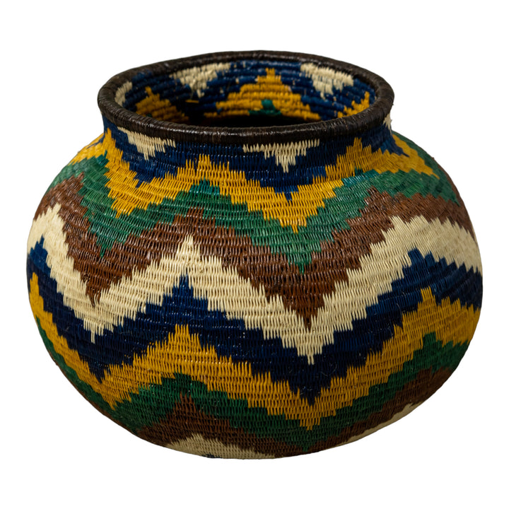 Ocean Waves of Many Colors Rainforest Basket