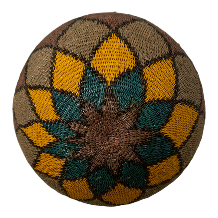 Green Gold and Brown Rainforest Basket