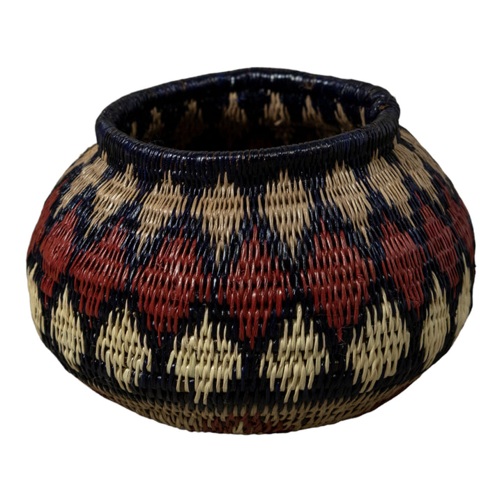 Dark Red And Gray Jungle Euphoria Rainforest Basket