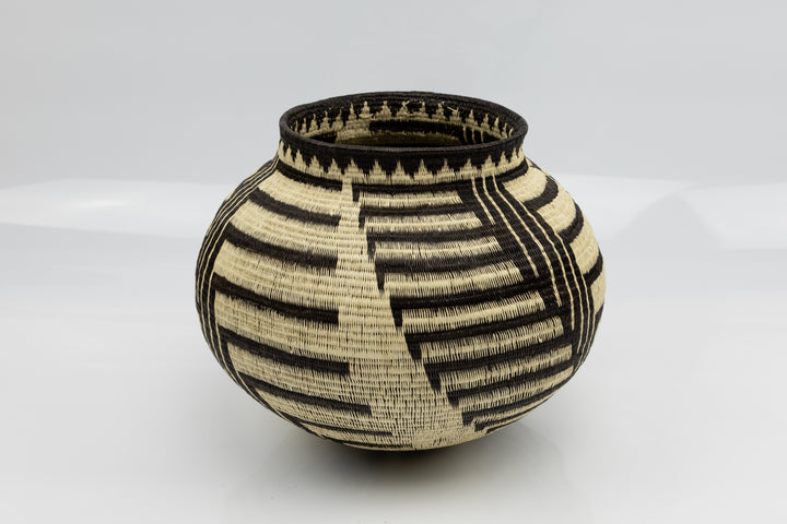Wounaan Indian Hand Woven Staircase to Paradise Panama Basket