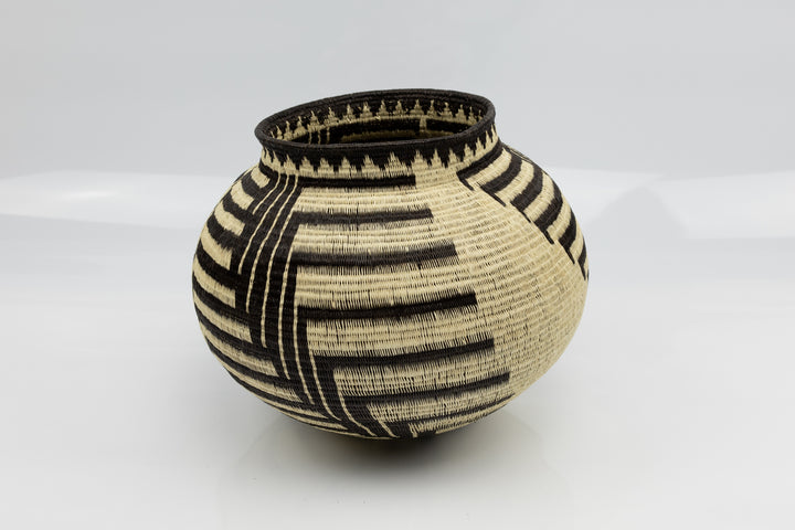Wounaan Indian Hand Woven Staircase to Paradise Panama Basket