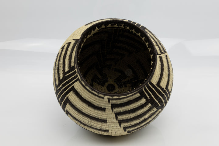 Wounaan Indian Hand Woven Staircase to Paradise Panama Basket