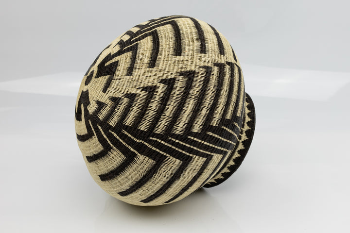 Wounaan Indian Hand Woven Staircase to Paradise Panama Basket