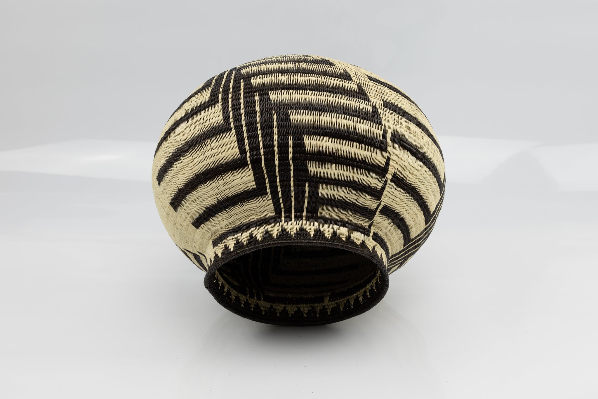 Wounaan Indian Hand Woven Staircase to Paradise Panama Basket