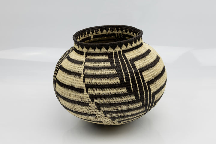 Wounaan Indian Hand Woven Staircase to Paradise Panama Basket