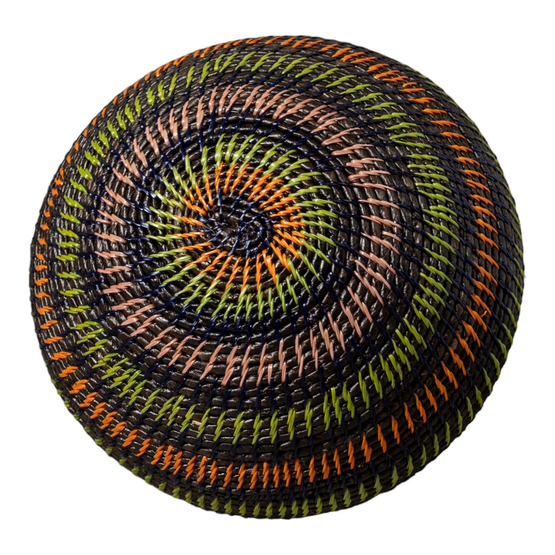 Dark Jungle Rings Rainforest Basket