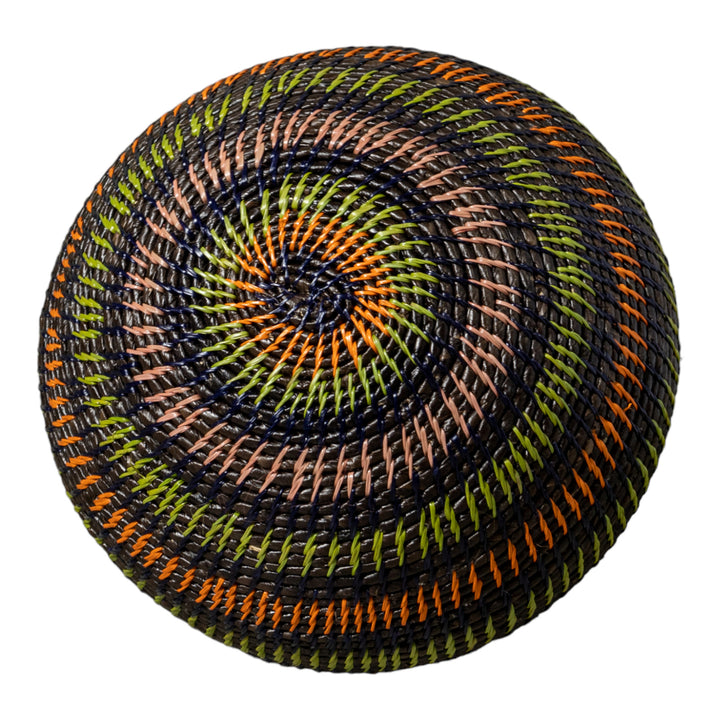 Dark Jungle Rings Rainforest Basket