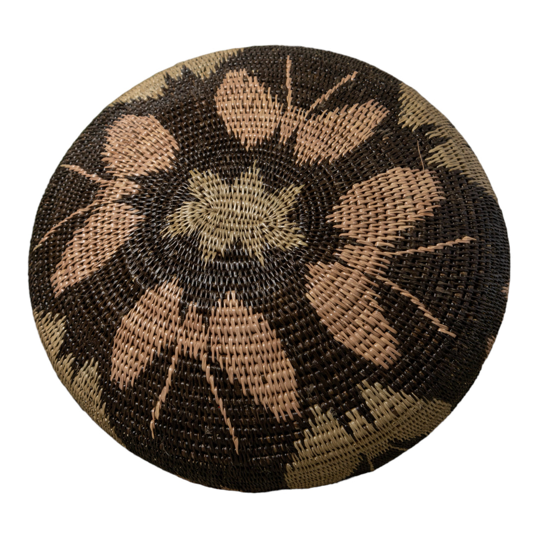 Black Brown And Gray Butterfly Rainforest Basket