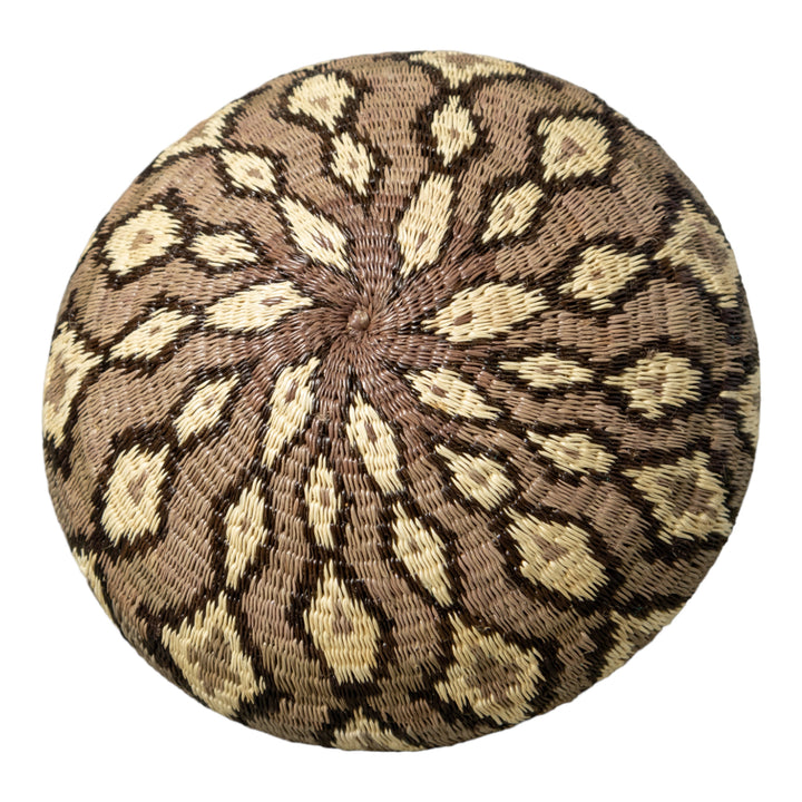 Gray And White Diamond Jungle Rainforest Basket
