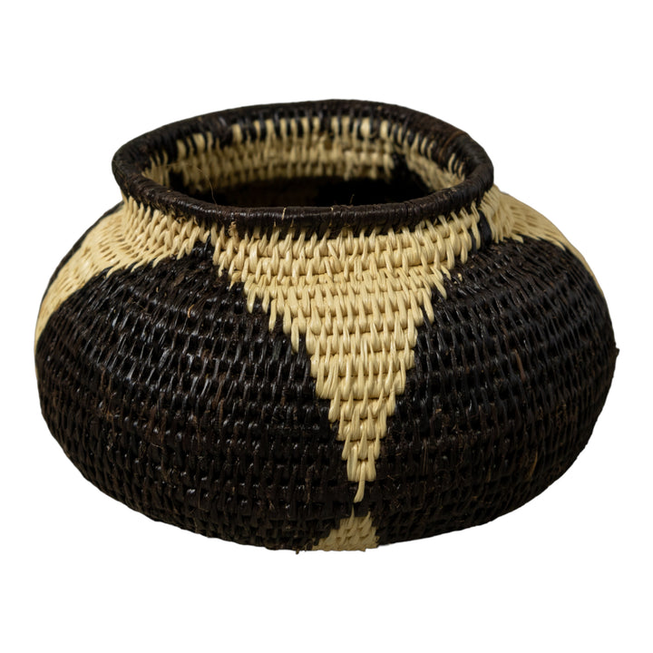 Black And White Star Rainforest Basket