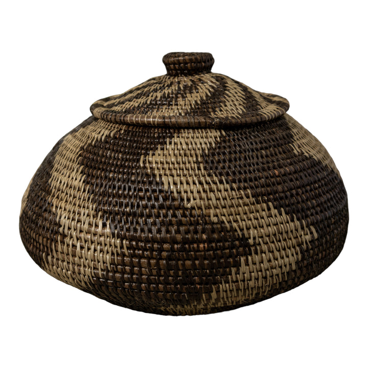 ZigZag Rainforest Basket With Top