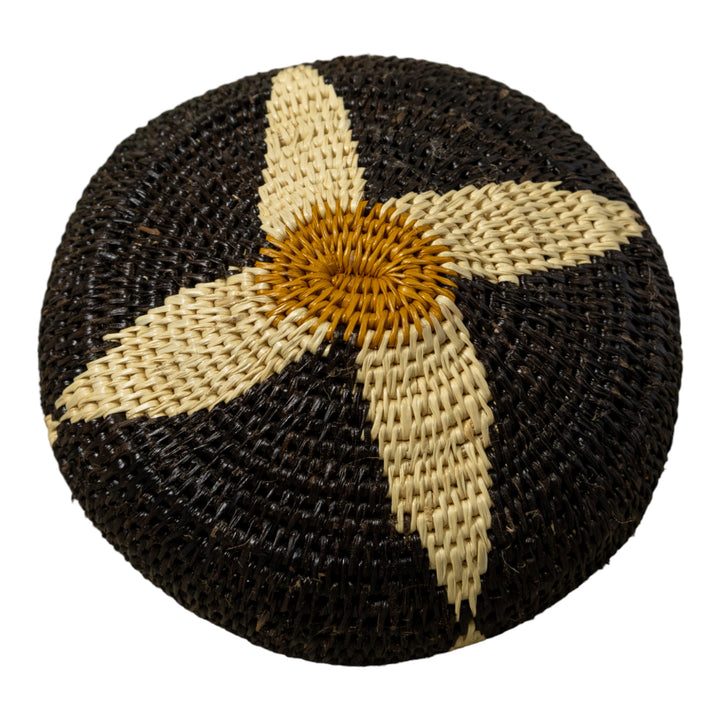 Black And White Star Rainforest Basket