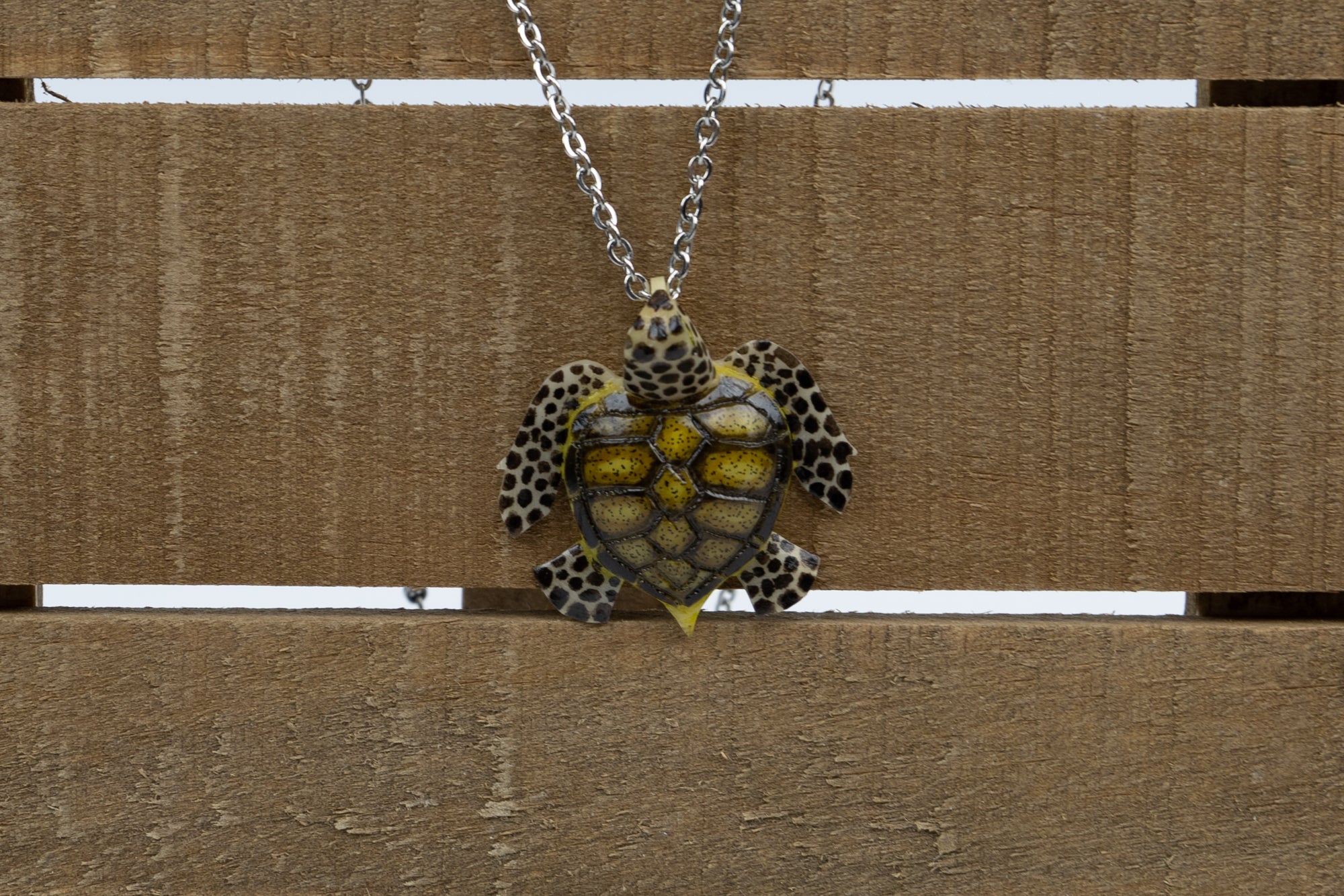 Sea Turtle Tagua Necklace