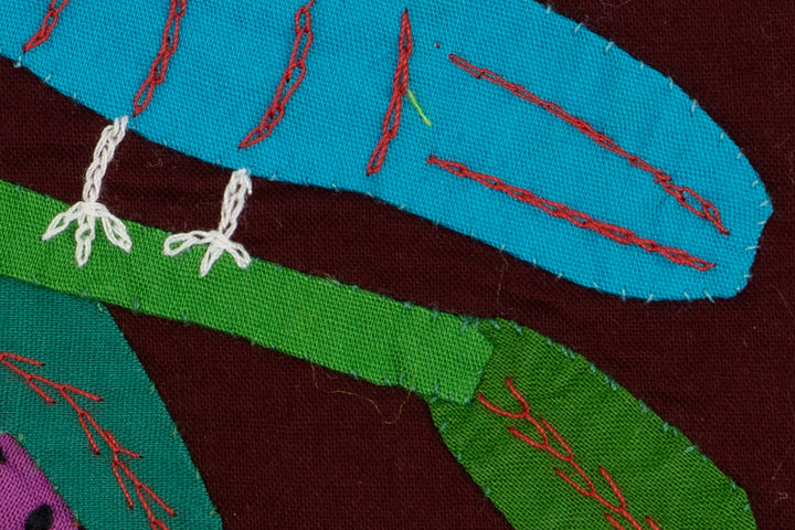 Handmade Blue Tropical Bird Panama Molita