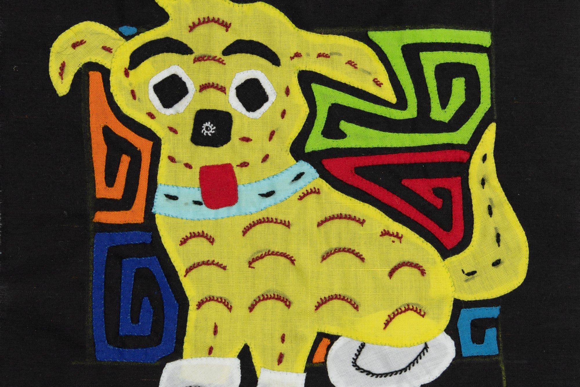 Handmade Yellow Puppy Dog Panama Molita