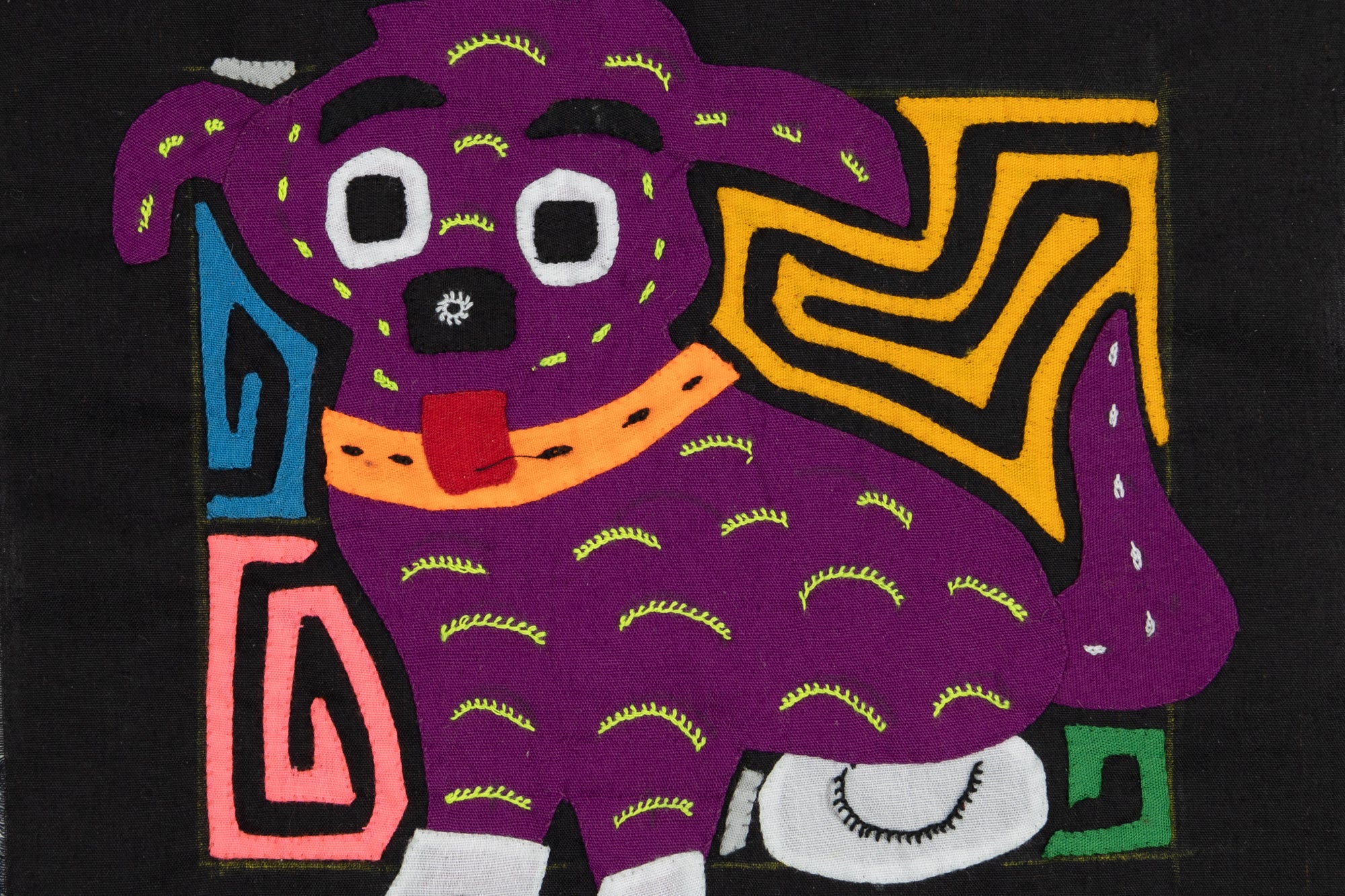 Handmade Purple Puppy Dog Panama Molita