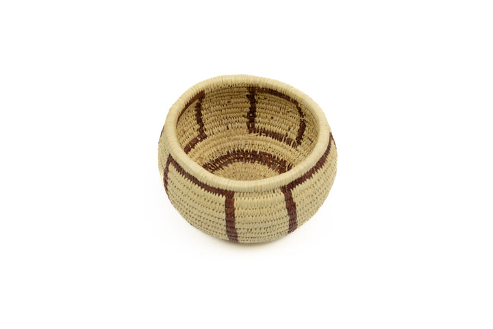 Vintage Handmade Woven Basket Fair Trade