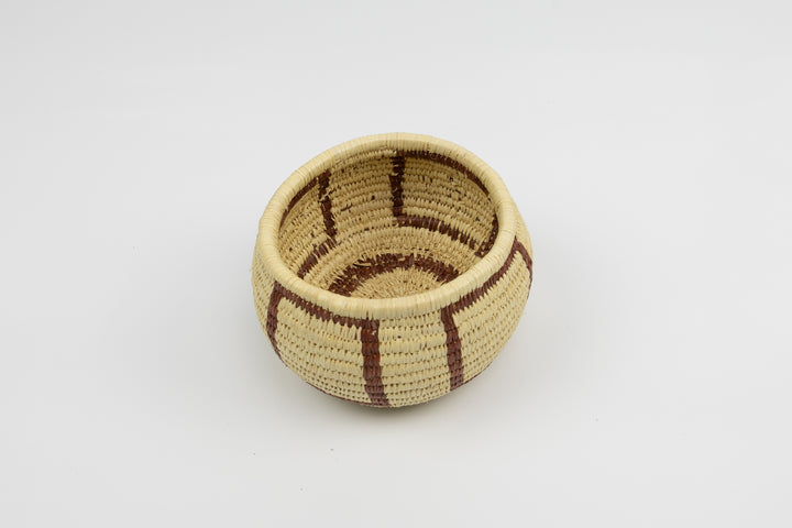 Vintage Handmade Woven Basket Fair Trade