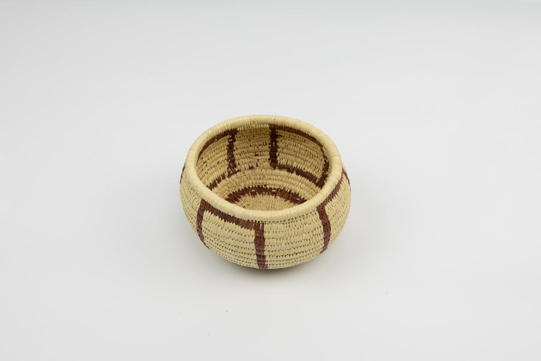 Vintage Handmade Woven Basket Fair Trade