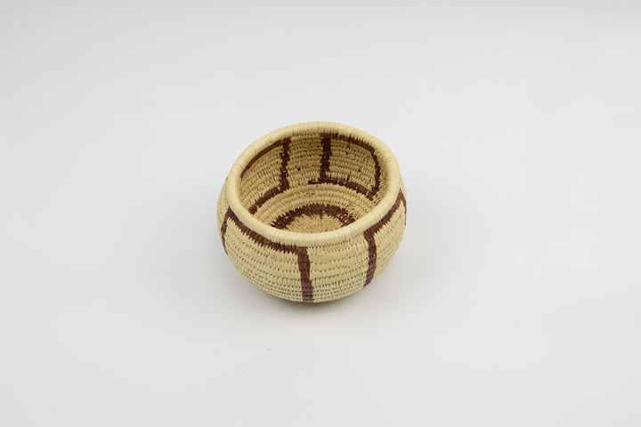 Vintage Handmade Woven Basket Fair Trade