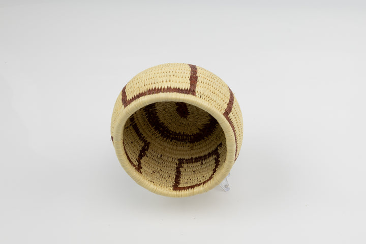 Vintage Handmade Woven Basket Fair Trade
