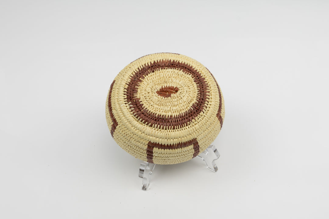 Vintage Handmade Woven Basket Fair Trade