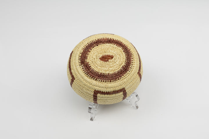 Vintage Handmade Woven Basket Fair Trade