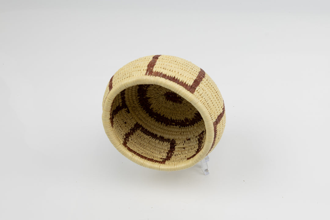 Vintage Handmade Woven Basket Fair Trade