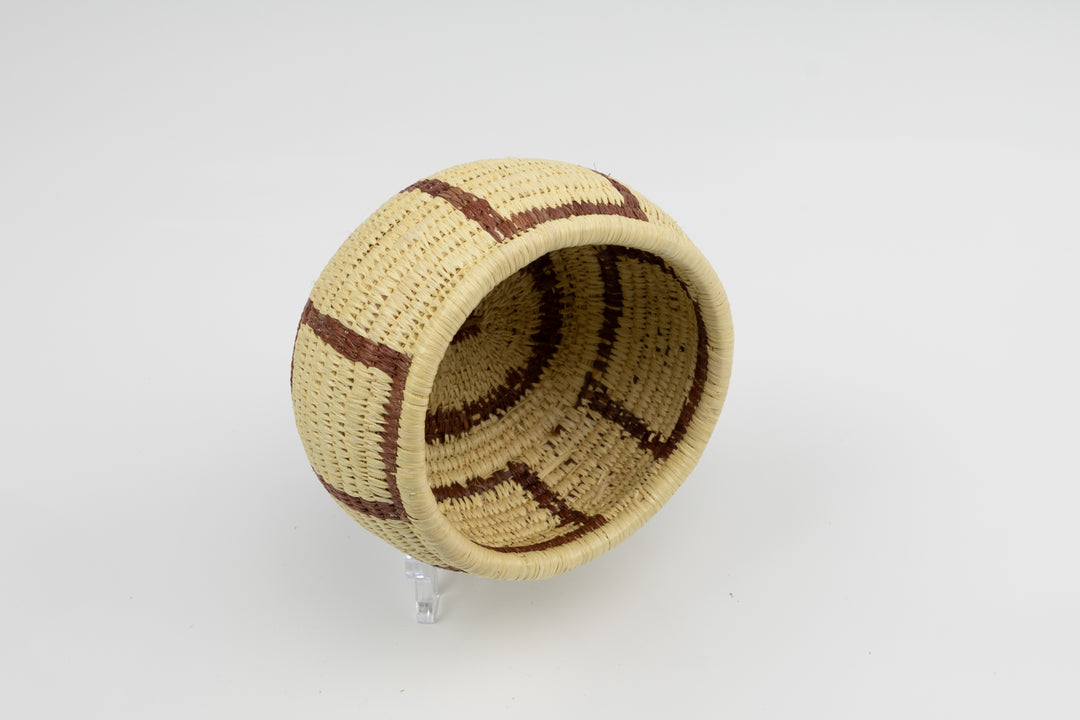 Vintage Handmade Woven Basket Fair Trade